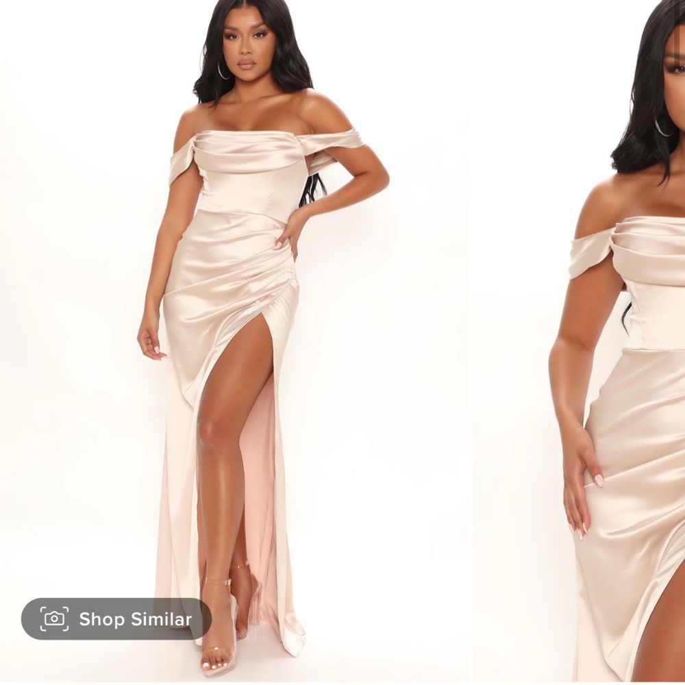 Fashion Nova formal slit Dress